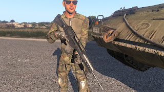 arma3用ドイツ連邦軍MOD G36 IDZ開発中画像