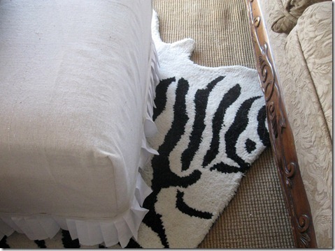 zebra rug