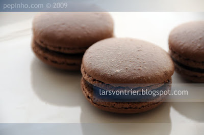 Macarons de chocolate con leche