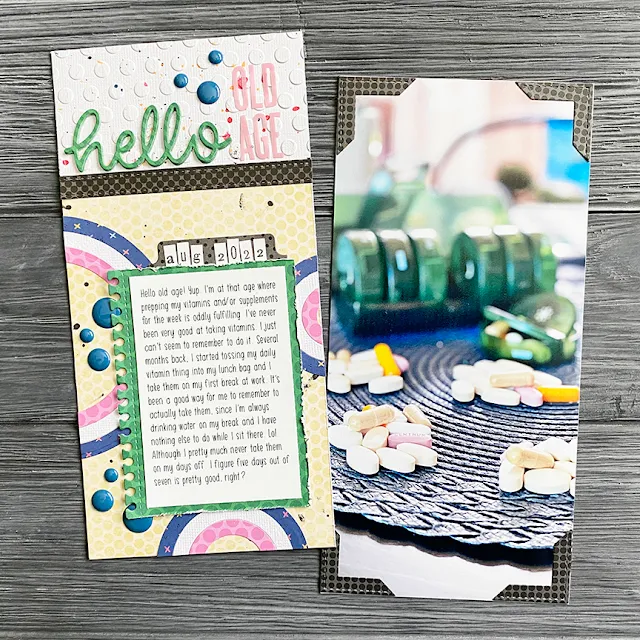 Sunny Studio Stamps: Scrapbooking Layout by Laura Vegas