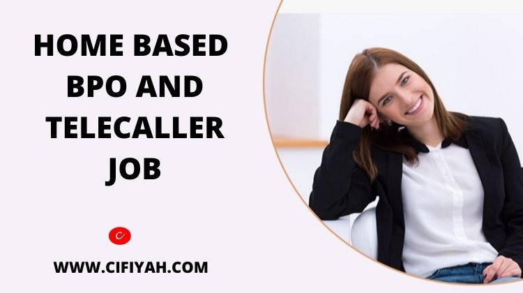 Home based bpo and telecaller job