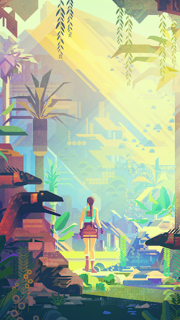 Lara Croft Tomb Raider phone wallpaper