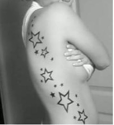 tattoo on girls ribs. Popular placement Tattoo