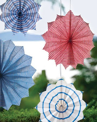 Red White and Blue Jellies from BBC Good Foods blue and red nautical wedding