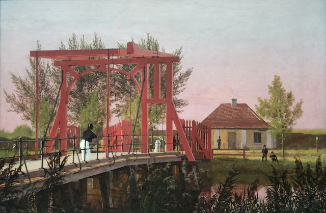 The Northern Drawbridge to the Citadel in Copenhagen by Christen Købke