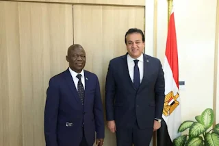 وزير التعليم العالي يستقبل سفير دولة سيراليون بالقاهرة