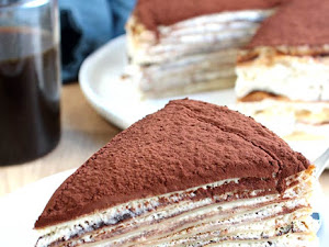 Gâteau de crêpes façon tiramisu