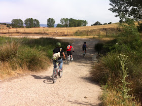 Ruta en bici de Madrid a Manzanares el Real por el GR-124, junio 2012