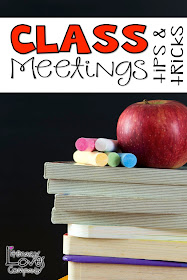 Are you holding class meetings in your elementary classroom?  Class meetings are a great way to build rapport with your students and improve classroom management.    From new teachers to seasoned professionals, this blog post has a little bit for everyone!  