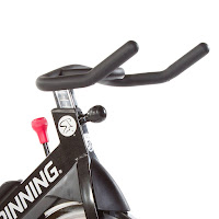 Micro-adjustable resistance knob & push-down brake on Spinner S5 and Spinner S3 spin bikes