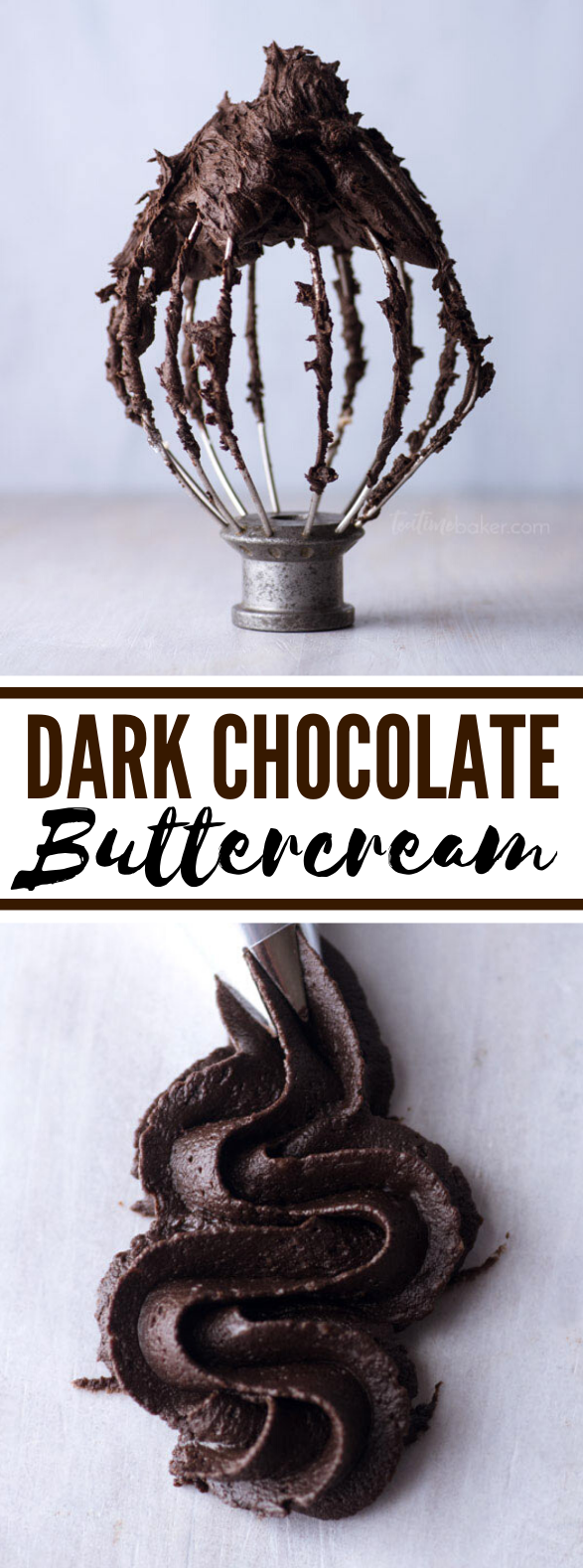 Dark Chocolate Buttercream #desserts #sweets