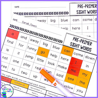 Assessments and data graphs are crucial for progress monitoring students' sight word mastery. Find out how I formally and informally assess students' sight word knowledge during guided reading using these FREE data graphs.