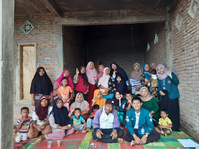 Mahasiswa KKN Unila Gelar Lomba Rumah Sehat di Pekon Margodadi