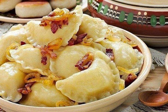 Вареники с картошкой и грибами