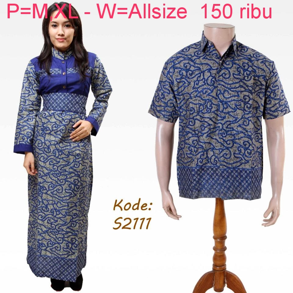 Baju Batik Pasangan Suami  Istri  Model Baju Batik