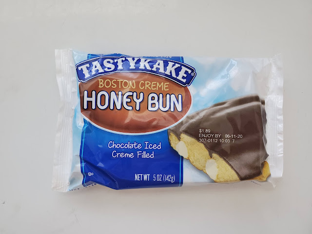 Chocolate Iced Boston Creme Honey Bun