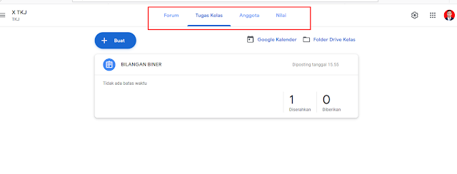 Belajar online dengan googleclassrom