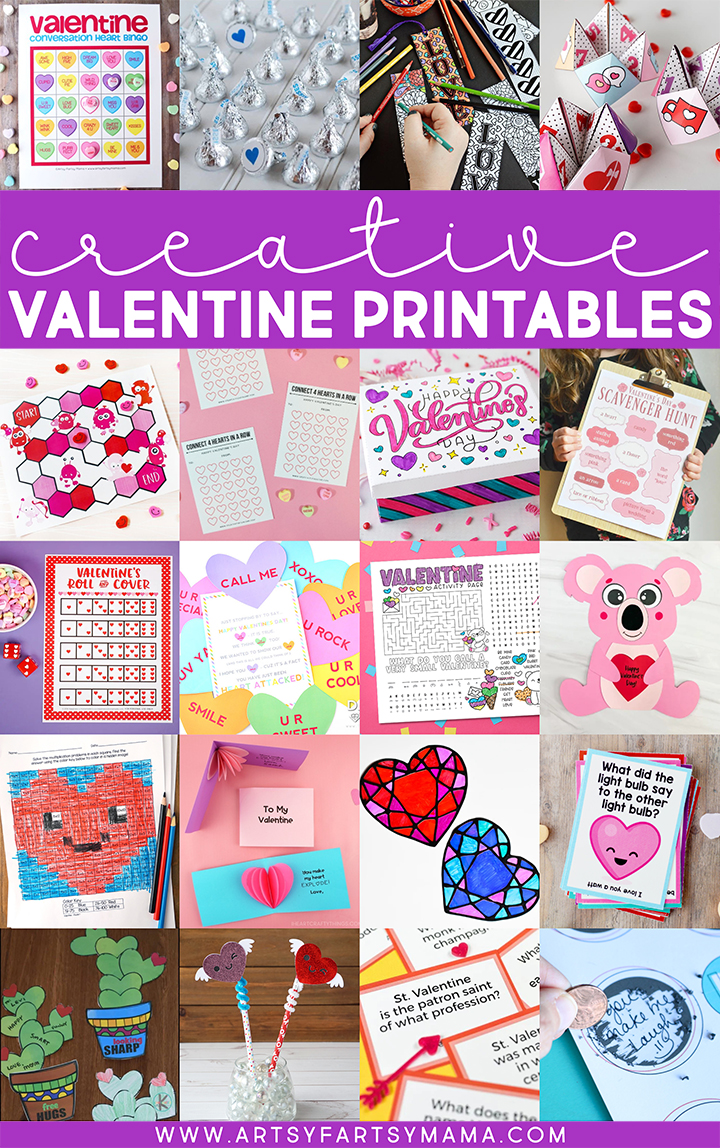 Creative Free Printable Valentine Activities
