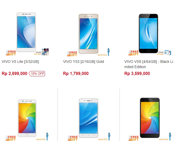 Harga Vivo Terbaru Harga 1 Jutaan - Dunia Dalam Informasi