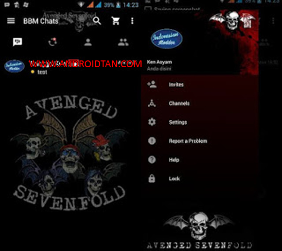 Free Download BBM Mod Apk Avenged Sevenfold A7X v3.2.0.311 Android Terbaru 2017 Gratis