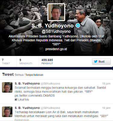 SBY Siap Layani Ocehan Lucu hingga Sinis di Twitter