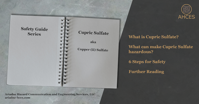 safety guide series, cupric sulfate aka copper (ii) sulfate
