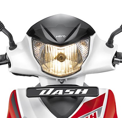 Hero Dash 110cc Scooter front headlight