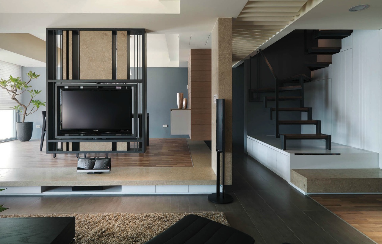 Interior Modern  Semi  Minimalis  Majalah Rumah 