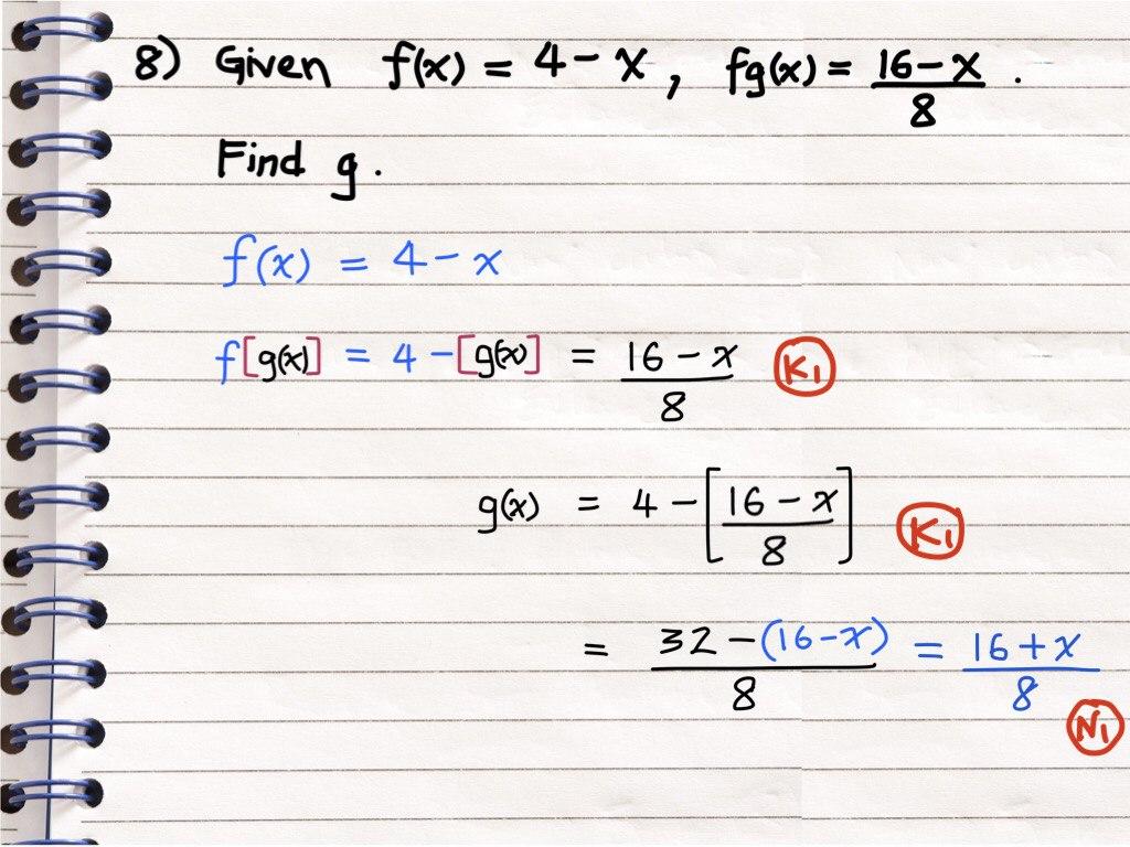 Topical Test (Function & Quadratic Equation) AddMath F4