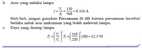 Rumus Satuan, Contoh Soal dan Cara Menghitung Energi, Daya 