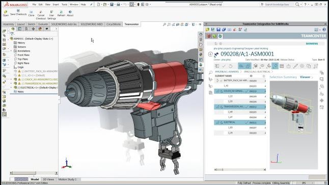 Mechanical design SolidWorks Sotware 2020
