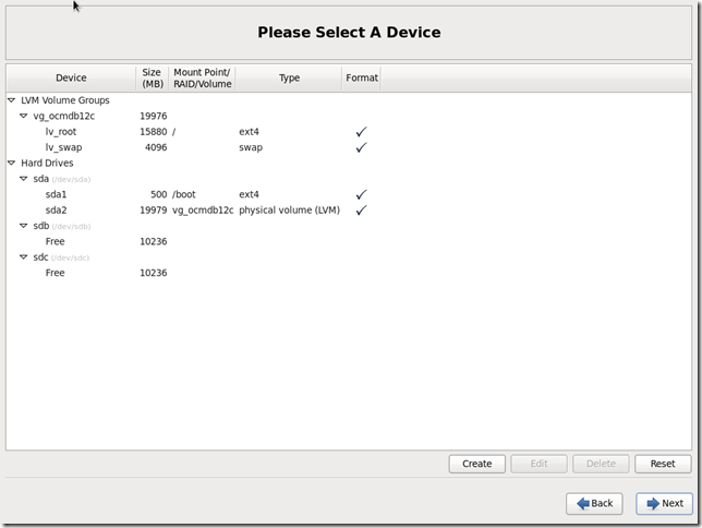 Install OS Screen 22