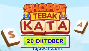 tebak kata shopee harian 29 oktober 2022 terbaru