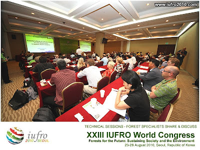 EntMoot / XIII IUFRO World Congress, Seoul, Korea / IUFRO, the International Union of Forest Research Organizations / The Global Network for Forest Science Cooperation / IUFRO non-profit, non-governmental international network of forest scientists, promotes global cooperation in forest-related research and enhances the understanding of the ecological, economic and social aspects of forests and trees / Gustavo Iglesias Trabado & Roberto Carballeira Tenreiro & Javier Folgueira Lozano / GIT Forestry Consulting, Consultoría y Servicios de Ingeniería Agroforestal, Galicia, España, Spain / Eucalyptologics, information resources on Eucalyptus cultivation around the world / Eucalyptologics, recursos de informacion sobre el cultivo del eucalipto en el mundo