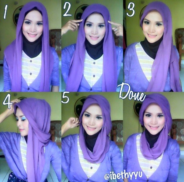 Tutorial Hijab Modern untuk Kondangan