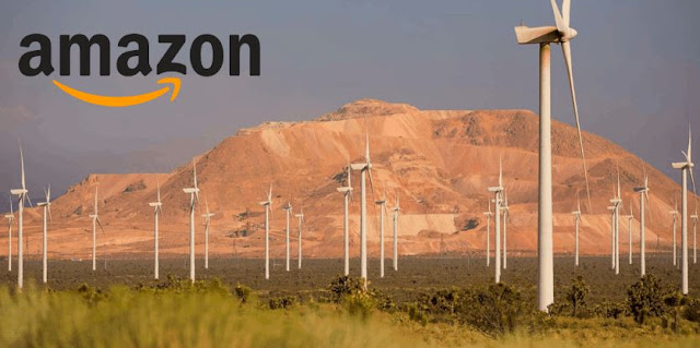 Amazon Company Environmentally Friendly Energy  Contribution