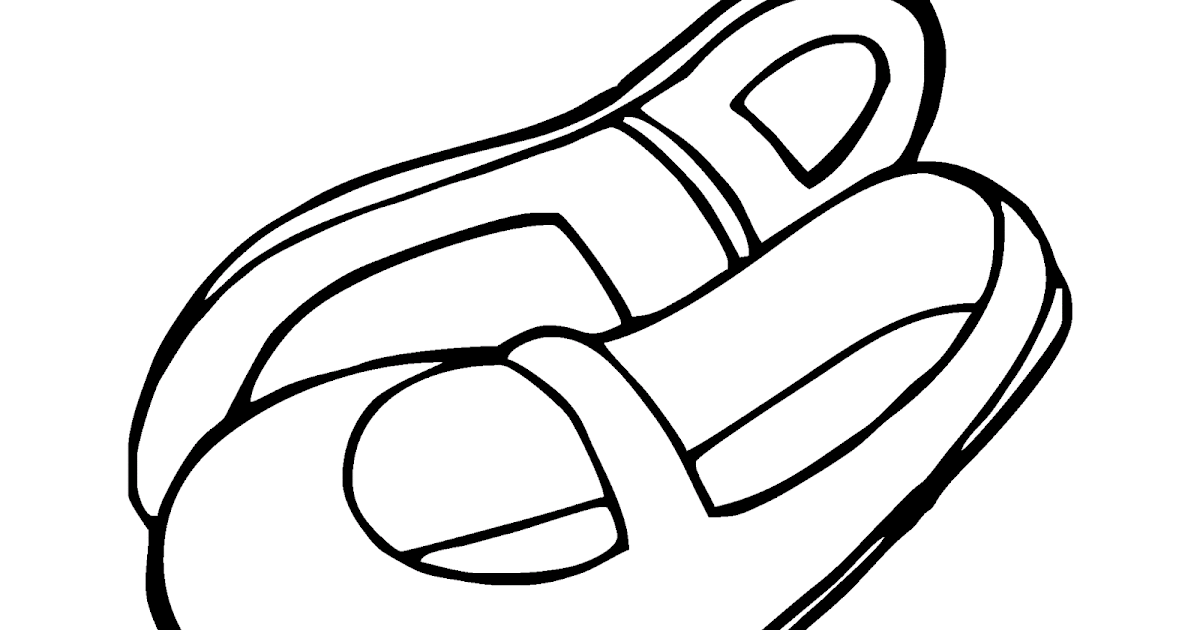 Mewarnai Gambar Sepatu Balet - Contoh Anak PAUD