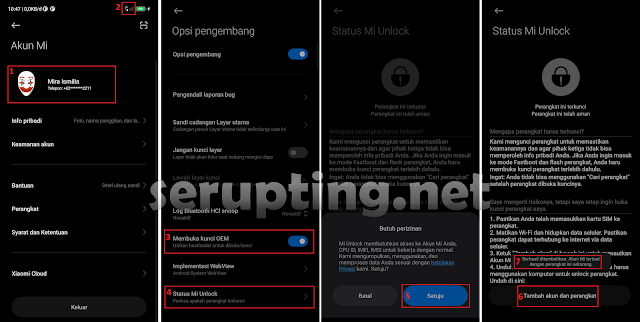 Cara Unlock Bootloader Xiaomi