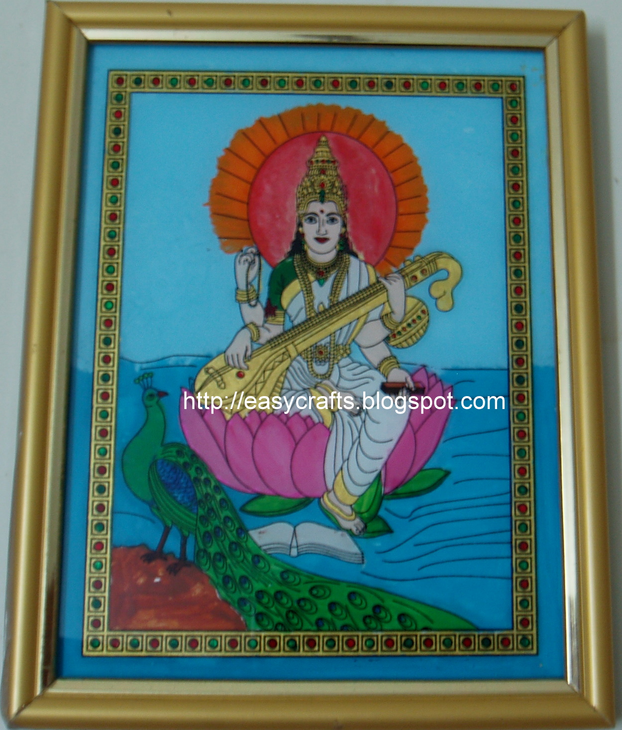 painting glass Tanjore  glass Easy your easy Crafts painting    creativity: Explore