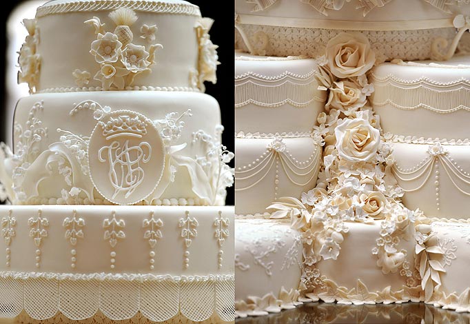 Prince Charles and Princess Diana's royal wedding cake