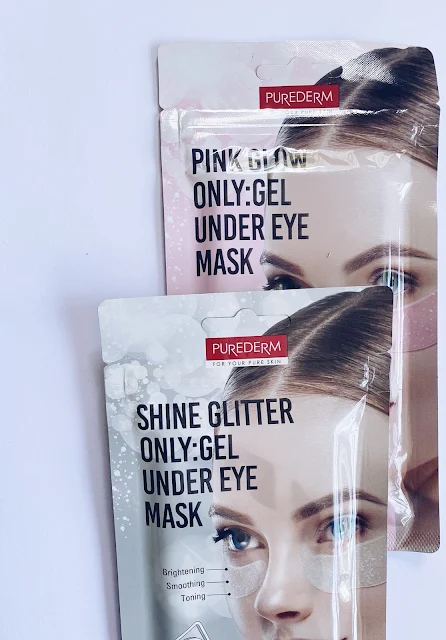 parches contorno de ojos purederm con glitter