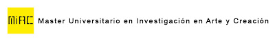 Master universitario en investigación en arte y creación