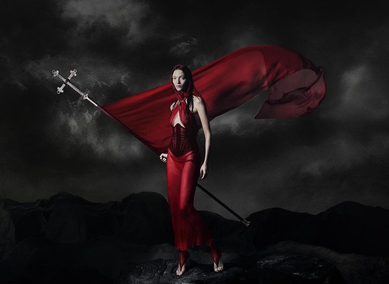 Dilara Findikoglu Fall Winter 2024-2025 featuring Mariacarla Boscono Shot By Jordan Hemingway