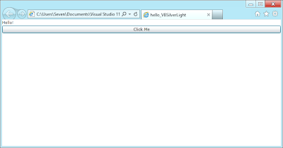 Hello VB Silverlight 5