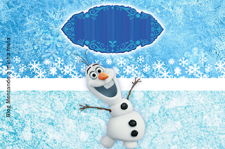 Olaf de Frozen Sonriendo: Invitaciones para Imprimir Gratis. 