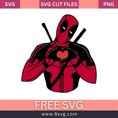 Deadpool SVG Free Cut File Download