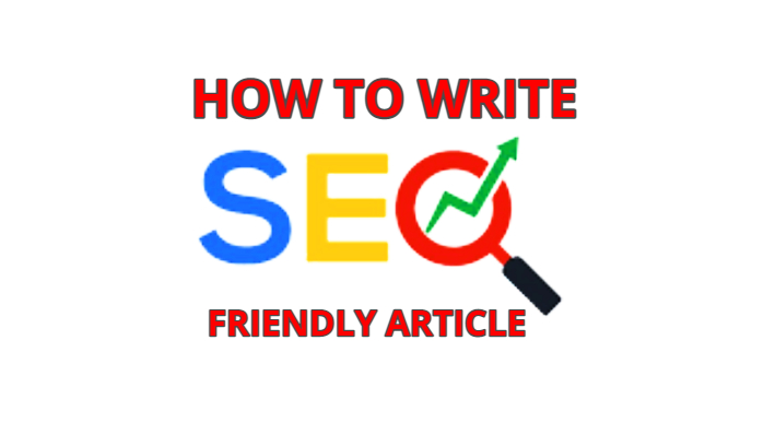 SEO friendly article