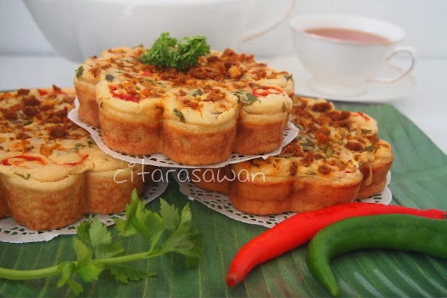 Kuih Bakar Berlauk / Bingka Berlauk ~ Resepi Terbaik