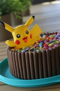 ideas de pasteles para Cumpleaños infantil de Pokemon