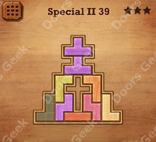 Cheats, Solutions, Walkthrough for Wood Block Puzzle Special II Level 39